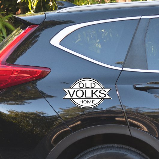 Old VOLKS Home Sticker (Auto Zijkant)
