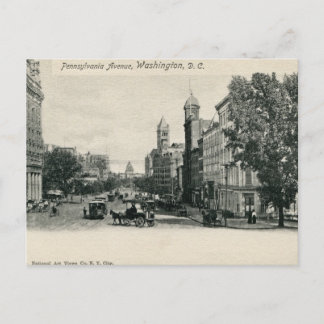 Old Washington DC Pennsylvania Ave Briefkaart