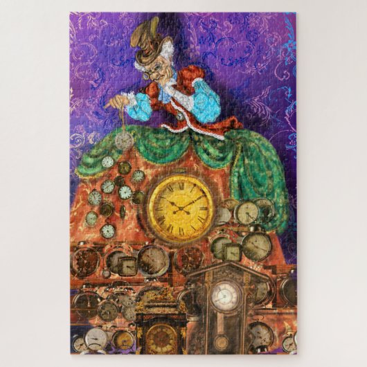 Old Watchmaker Fantasy Puzzle Fairytale Legpuzzel (Verticaal)
