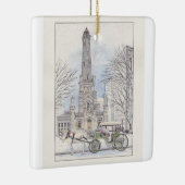 Old Water Tower keramisch ornament (Rechts)