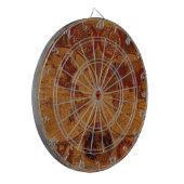 Old Wereldkaart Designer Dart Board Dartbord (Voorkant Links)