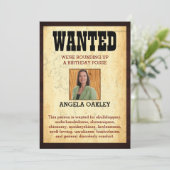 Old West 60th Birthday 🤠 Gezocht Poster Kaart (Staand voorkant)