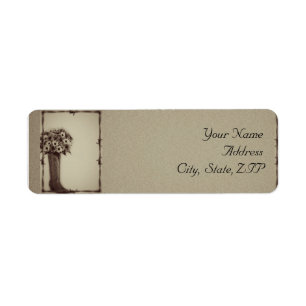 Old West Boot Bouquet Etiket