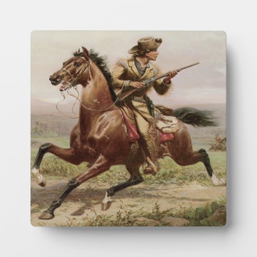 Old West Buffalo Bill 1885 avec Plaque Easel (Devant)