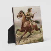 Old West Buffalo Bill 1885 avec Plaque Easel (Recto)