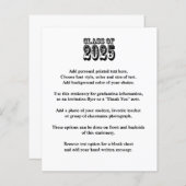 Old West Class van het Afstuderen 2025 (Voorkant / Achterkant)