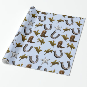 Old West Cowboy Rodeo Cadeaupapier