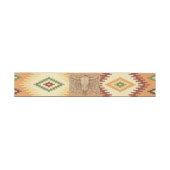 Old West Frontier Wedding Invitation Belly Band Uitnodigingen Wikkel (Vlak)