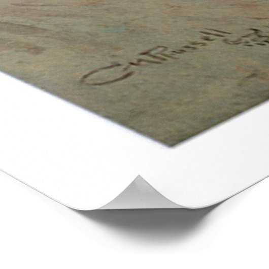 Old West In Without Knocke Art Imprimer Poster (Coin)