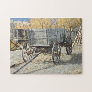 Old West Pioneer Wagon Legpuzzel