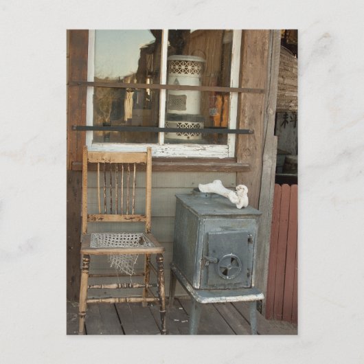 Old West Porch Briefkaart (Voorkant)