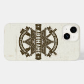 Old West Sheriff Deputy Rifles Badge gepersonalise Case-Mate iPhone Case (Achterkant (horizontaal))