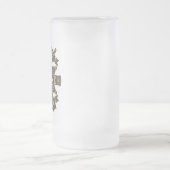 Old West Sheriff Deputy Rifles Badge gepersonalise Matglas Bierpul (Center)