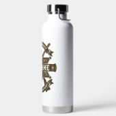 Old West Sheriff Deputy Rifles Badge gepersonalise Waterfles (Links)