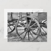 Old West Wagon Briefkaart (Voorkant / Achterkant)