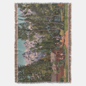 Old West Wyoming Throw Blanket Deken (Voorkant Verticaal)