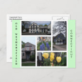 Old Wethersfield Connecticut Briefkaart (Voorkant / Achterkant)