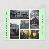 Old Wethersfield Connecticut Briefkaart (Voorkant)