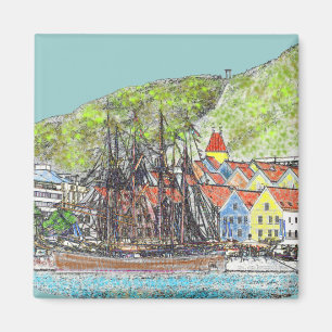 Old Wharf Magnet Magneet