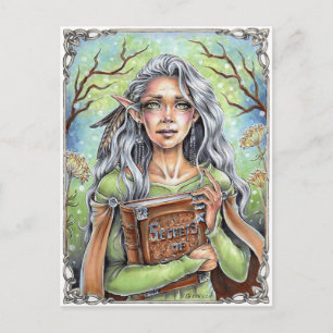 Old Wise Fairy Briefkaart