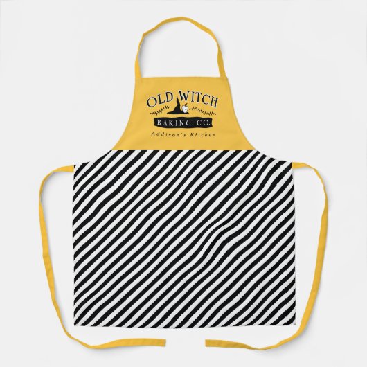 Old Witch Baking Company Gepersonaliseerd Schort (Voorkant)