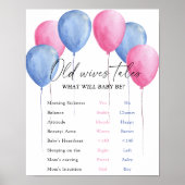 Old Wives Tales Geslacht onthullingsbord Poster (Voorkant)