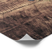 Old Wood Illinois Flag Poster (Hoek)