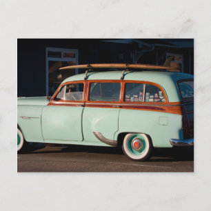 Old Woody Pontiac Briefkaart