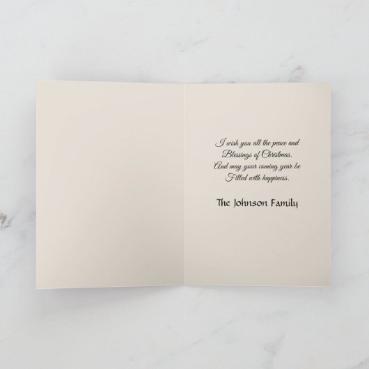 Old World Christmas Christmas 6 Kaart (Binnen)