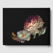 Old World "PEINTED" Floral Mariage livre d'hôtes (Verso)