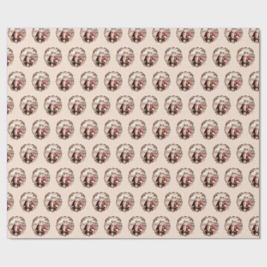 Old World Santa Cadeaupapier (Vlak)