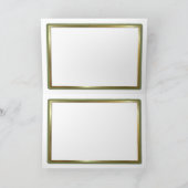 Old World Santa en Cherub Feestdagen Kaart (Binnen)