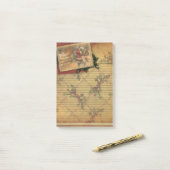 Old World Santa Holiday Season Sticky Note Pad (Op bureau)