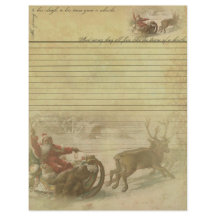 Old World Santa Letterhead - Brief van Santa