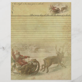 Old World Santa Letterhead - Brief van Santa