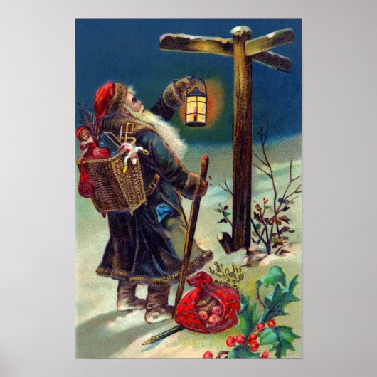 Old World Santa Poster (Voorkant)