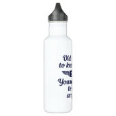 "Old & Young", aangepaste benaming waterfles (Links)