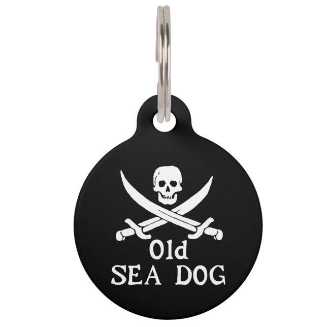 Old Zee Dog Pet Tag Huisdierpenning (Voorkant)