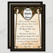 Olde New Orleans (Uitnodiging Sjabloon) Kaart (Voorkant / Achterkant)