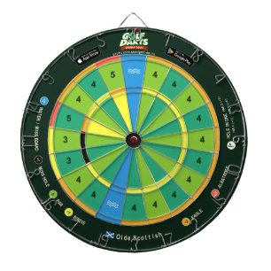 Olde Scottish Golf Darts World Tour Dartbord