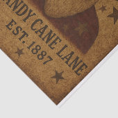 Olde St Nick Candy Canes Tissuepapier (Detail)