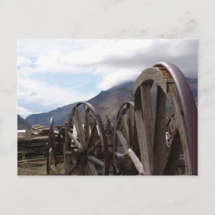 Olde Town in Cody, WY Postcard Briefkaart