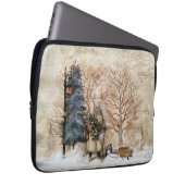 Olde World Père Noël avec traîneau - Sac Projet (Devant droit)