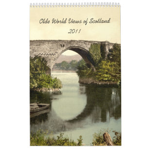Olde World Uitzichten of Scotland Calendar Kalender