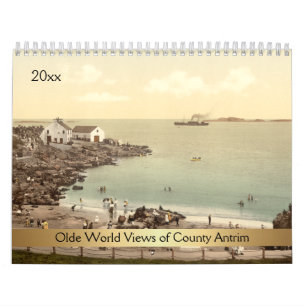 Olde World-Uitzichten van het graafschap Antrim Kalender