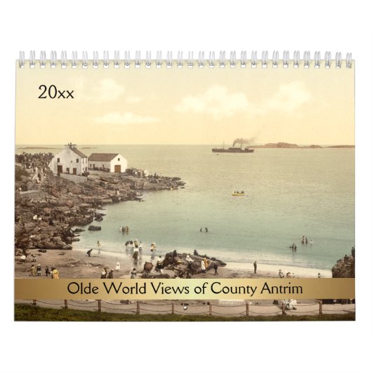 Olde World-Uitzichten van het graafschap Antrim Kalender (Hoes)
