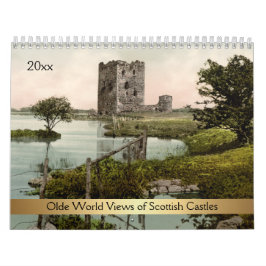 Olde World-Uitzichten van Scottish Castles Kalender