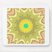 OLDEN YELLOW Afrikaans etnisch stammenpatroon Muismat (Voorkant)