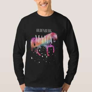 Oldenburg Paard Mama Galaxy Paard Meisje Paardensp T-shirt
