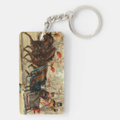 Older and Younger Sisters Ride - Mary Evans Sleutelhanger (achterkant)